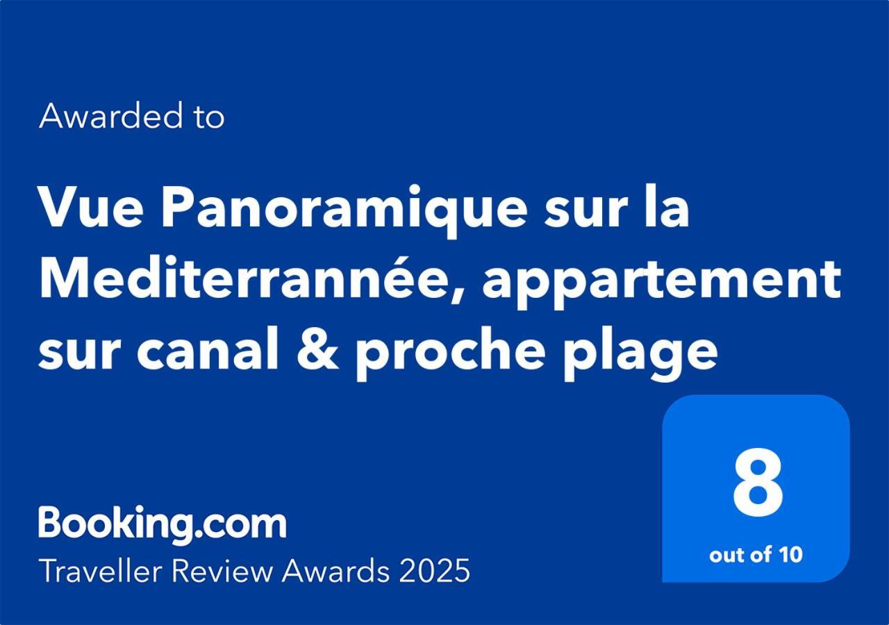 Vue Panoramique Sur La Mediterrannee, Appartement Sur Canal & Proche Plage Roses Exterior foto